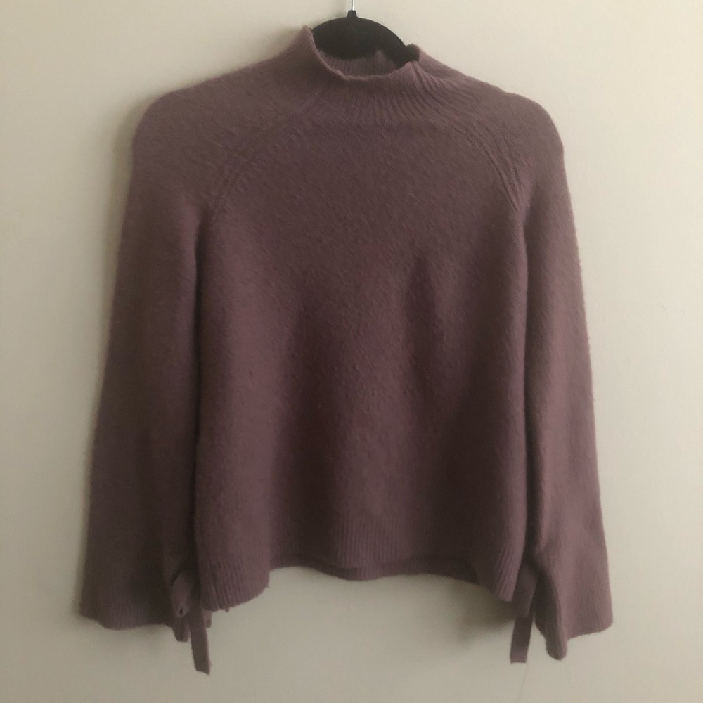 Pink Mock Turtle Neck